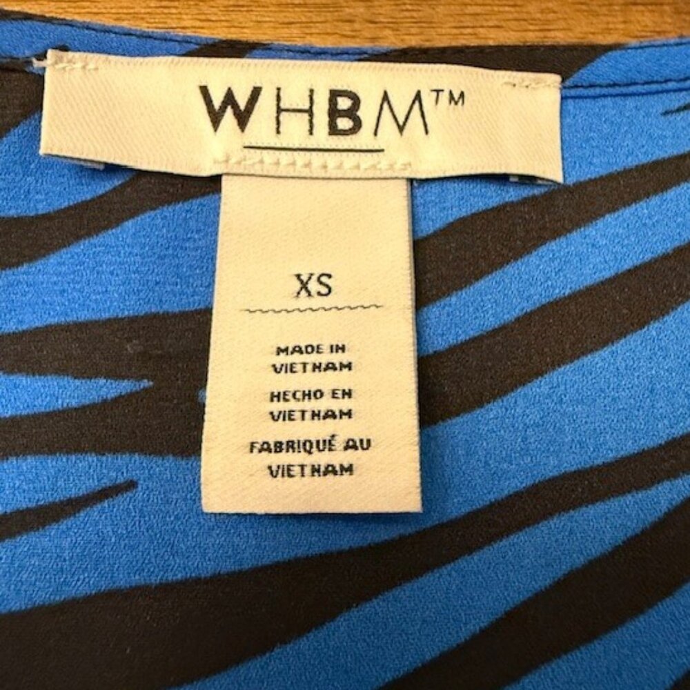 WHITE HOUSE BLACK MARKET Zebra Print Top - Picture 9 of 12